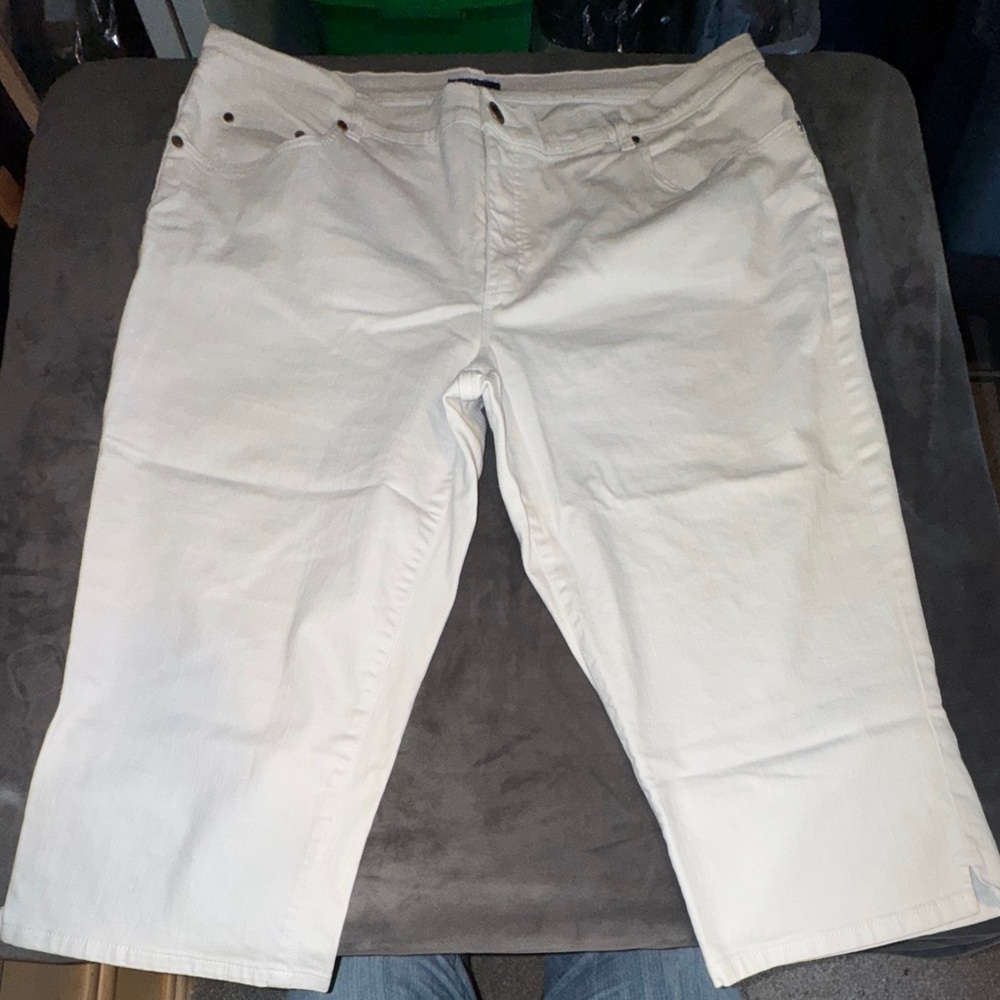 Women’s Chaps Stretch Denim Capri Pants Size 20W